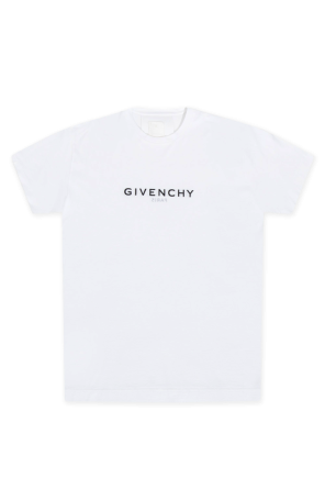 Biały T-shirt z logo Givenchy - Vitkac Polska